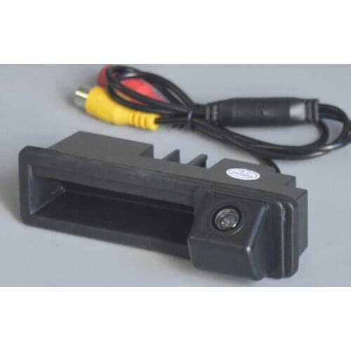 For Audi A5 Cabriolet A6 C6 4F S6 RS6 Q7 2005~2014 2015 2016 2017 HD Car Trunk Handle Camera Rear view Camera CCD Night Vision