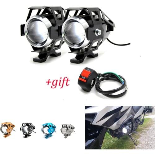 For HONDA NC750 S NC750X NC700 X NC700S NC700X NSR CBR 650F Motorcycle 12V LED Headlights Auxiliary Lamp U5 Spotlight Motorbike