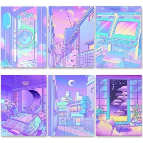 Full Square/Round Diamond Painting Color Room Diamond Embroidery Mosaic Set Cross Stitch Rhinestone Artist Home Decoration 5D