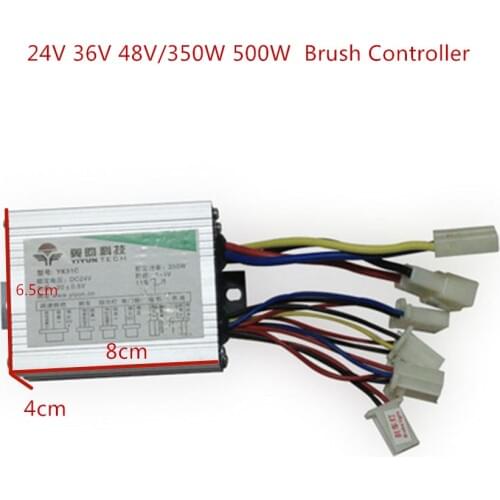 24V/36V/48V 250/350/500W DC Electric Bike Motor Brushed Controller Box for Electric Bicycle Scooter E-bike Accessory