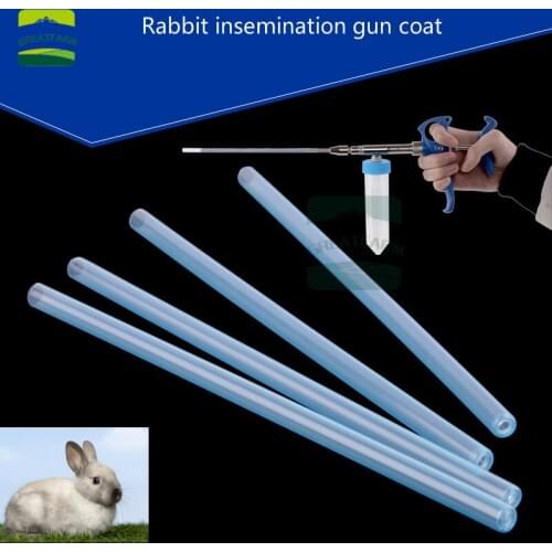 50 PCS Rabbit plastic vas deferens set rabbit insemination tube artificial insemination insemination needle cannula rabbit AI