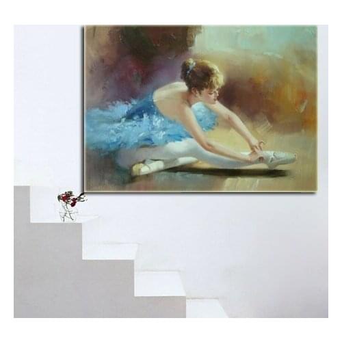 Wall art frameless painting dancing people oil painting modern abstract paintings canvas simple abstract paintings