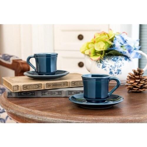 New 2021 Porcelain Coffee Cups 2li Set Colorful Brand Kitchen Guest For Decor Tea Cups Cups And Plates