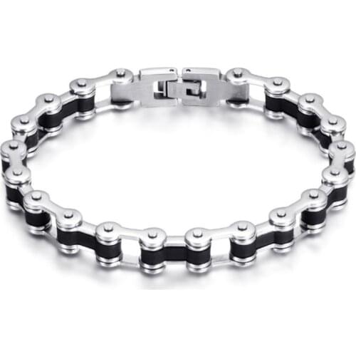 2021 New Europe Fashion Jewelry Crystal from Swarovskis Explosive accessories Simple mens stainless steel bracelet As gifts