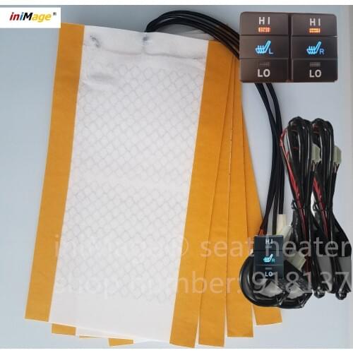 RAV4\Corolla\ Premio\ Allion series\Sienna\Scion\Venza\Alphard\EZ\Vios 2 seats use carbon fibre seat heater pads