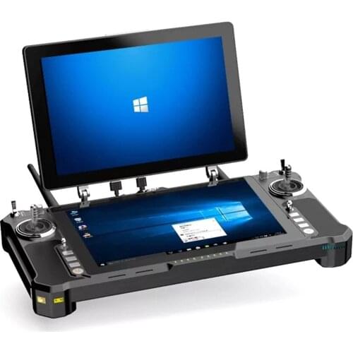 Hand-held FPV Portable Ground Station Dual 10.1-inch FHD Display Integrated link Remote Control System For Individual Soldiers