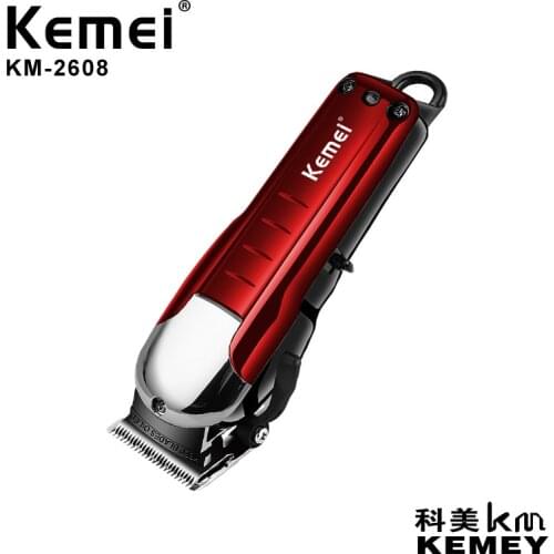 Hair Clipper Professional Kemei Cordless Hair Trimmer Powerful Haircut Machine Electric Hair Cutting Beard Razor Barber KM-2608