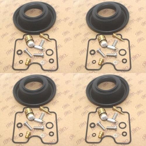Carburetor Repair Kit 4SET For GSX750F Katana 1998-2006 GSF1200 2001-2006 Bandit 1200 GSX750 F GSF 1200 Plunger vacuum diaphragm