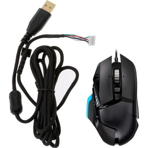 Umbrella Rope Mouse Cables Soft Durable Replacement Wire For logitech G502 Mouse