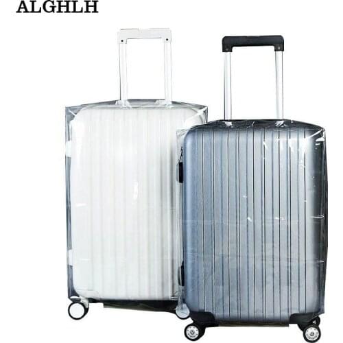 High Quality PVC Matte Transparent Waterproof Suitcase Protective Cover Travel Luggage Trolley Case Thicker Wear Dust Covers