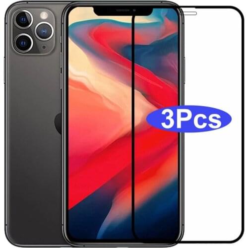 3Pcs/Lot 9H Protective Glass For iPhone X XR XS Max 11 12 Screen Protector Tempered Glass For iPhone 12 11 Pro Max 12 mini Glass