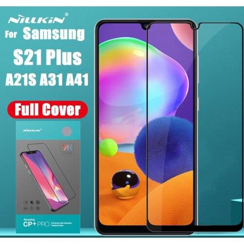 Nillkin Anti-Explosion CP+ Pro Full Cover Screen Protector Tempered Glass for Samsung Galaxy S21 plus A01 A11 A31 A41 M21 M31