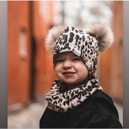 Newborn Baby Kids Girls Boys Winter Warm cottom Hat Double Balls Pompom Beanie Cap Gifts