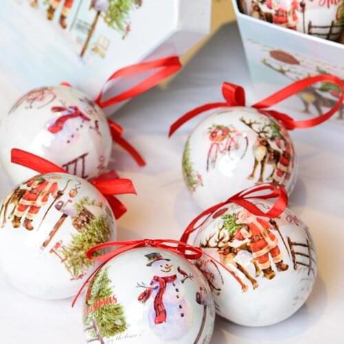14 PCS Christmas Tree Decor Ball Baubles Ornament Xmas Tree toys Xmas Party Hanging Ball for Home Party Ornament Christmas Gift
