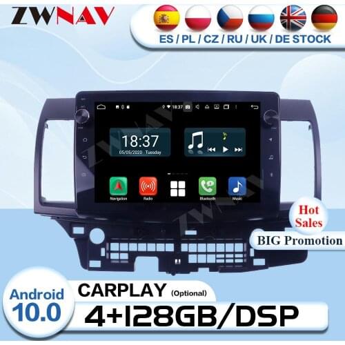2 Din Android 10 Multimedia For Mitsubishi Lancer 2007 2008 2009 2010 2011 2012 2013 2014 2015 Stereo GPS Video Player Head Unit