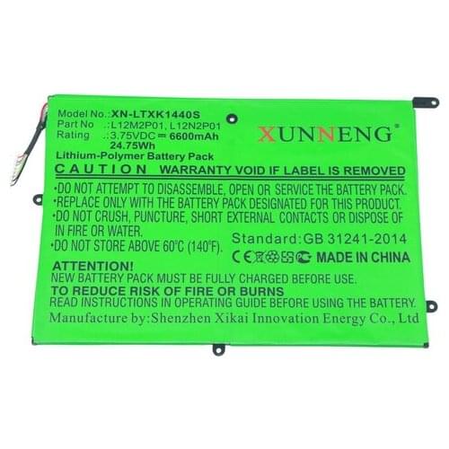 Battery for Lenovo ThinkPad Tablet 2 3679 - 10.1 Miix 10 Z2760 PN:121500184 1ICP4/83/102-2 1ICP4/83/103-2 L12M2P01 L12N2P