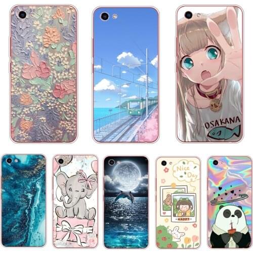 For Vivo Y81 Y 81 Case 6.22'' Silicone Soft TPU Case For Coque Vivo Y81 VivoY81 Case Cover Vivo 1808 Painting Shell coque