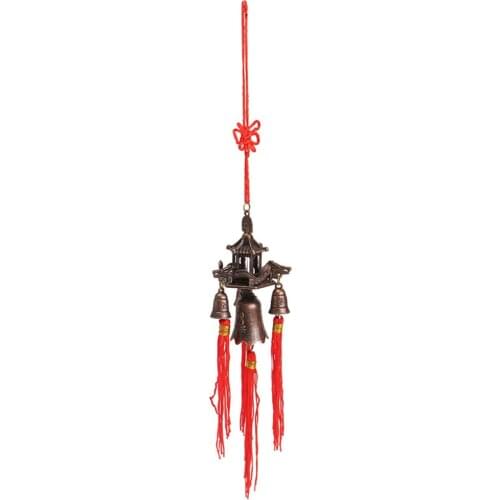 Dak Bell Boeddhisme Opknoping Windgong Tempel Lucky Feng Shui Craft Chinese Knoop Zegen Voor Car Home Decor Gift normal