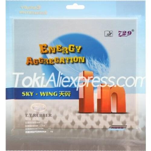 Friendship 729 Sky Wing IN / Skywing Factory Tuned Light Weight Backhand 729 Table Tennis Rubber Ping Pong Sponge