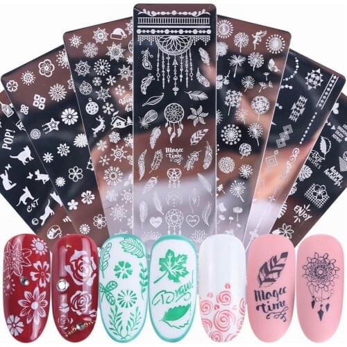 GUANJING Stencils For Nail Design