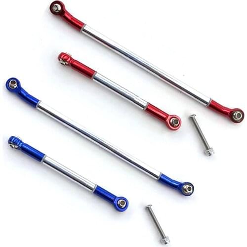 1set Metal Front Axle Steering Link Bar for Axial 1/10 AX10 Aluminum RC Crawler Car parts