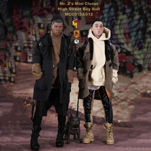 MCCToys Mr Z’s Mini closet 1/6 MCC012/MCC013 Male Figure Accessory High Street Boy Waterproof Windbreaker for 12'' Figure Body