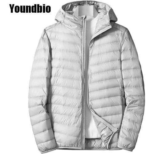 Men Down Jacket 50% Velvet Content Loose Large Size Thin Down Jacket Golden Classic Fashion Warm Slim Casual Down Jacket Men 6XL
