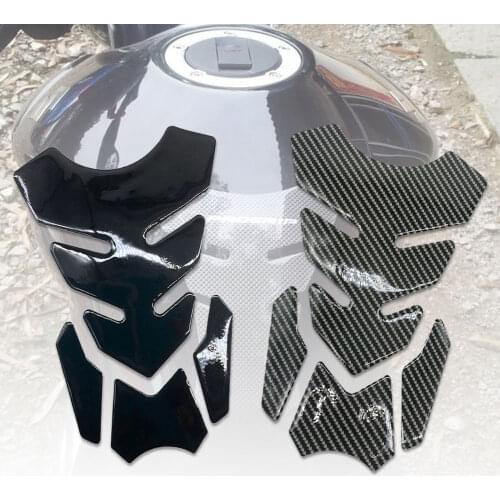 1pcs Carbon Fiber Tank Pad Tankpad Protector Sticker For Motorcycle Universal Fishbone Freeshipping D05