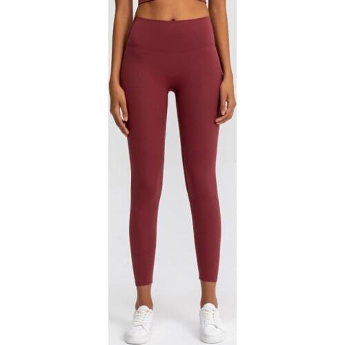 2020 Autumn New Yoga Pants Women No Embarrassment Line High Waist Tight Stretch Fitness Legging Running Exercise Nine-Point Pant