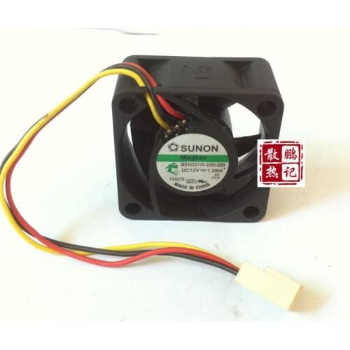 Brand new and original SUNON 4cm 40*40*20MM fan MB40201VX-0000-G99 12V 1.38W 3wires can replace fan