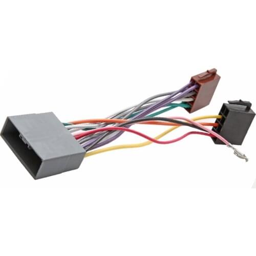 Car Stereo Radio ISO Standard Wiring Harness Plug Adapter for Peugeot 4007 2007+ Citron C-Crosser 2007