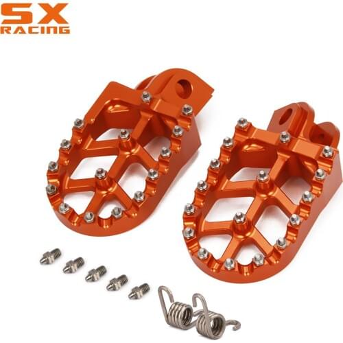 Footpegs Footrest Foot Pegs Motorcycle Pedal For KTM SX SXF EXC EXCF XC XCF XCW 65 85 125 150 200 250 300 350-1290 Dirt Pit Bike