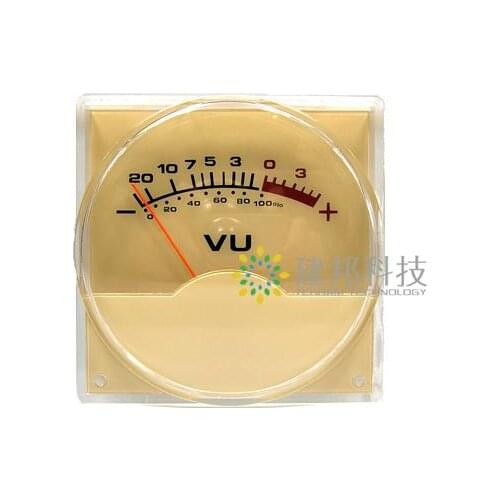 Taiwan-made high-precision backlight VU meter head decoder DB level meter tube amplifier Preamp power amplifier power meter P-64