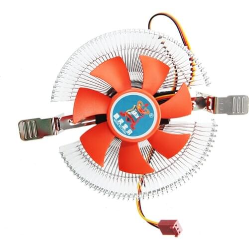 2200rpm CPU Silent Fan Cooler Cooling Heatsink For Intel LGA775/1155 AMD AM2/3