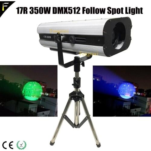 Concert Show Hri Sirius 17r/R17 350w Linear Zoom Follow Spot Light Followspot Search Chasing Light with Bracket&Flight Case