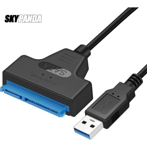USB3.0 Easy Drive Cable SATA Turn USB Transfer Adapter 7+15pin 2.5 Inch SSD Hard Drive Expansion Cable Expanding Connector