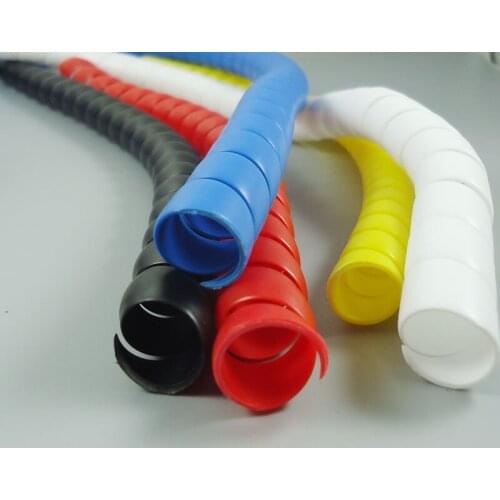 2meter/lot free shipping Flame retardant spiral bands diameter 20mm Cable casing Cable Sleeves Winding pipe