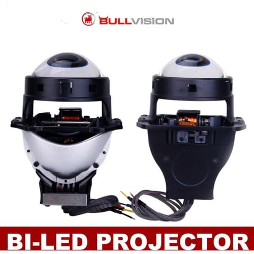 3.0 inch 70W Bi LED Projector Lens High and Low Beam Auto Headlamp Light Bulb Retrofit Upgrade with Hella 3R G5 Fast Bright