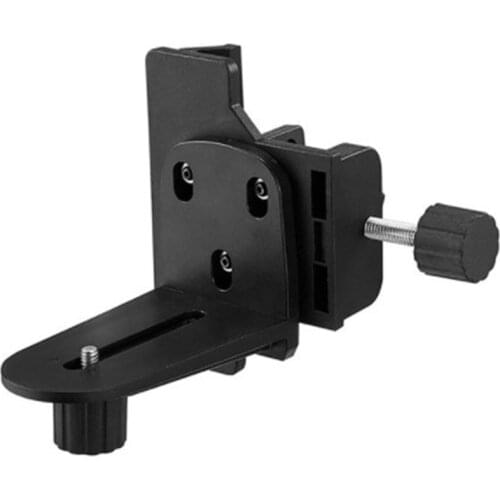 3D Level Clip Extension Ceiling Support Rod Black Bracket Adjustable Height 5/8Inch Adapter for Spirit Level