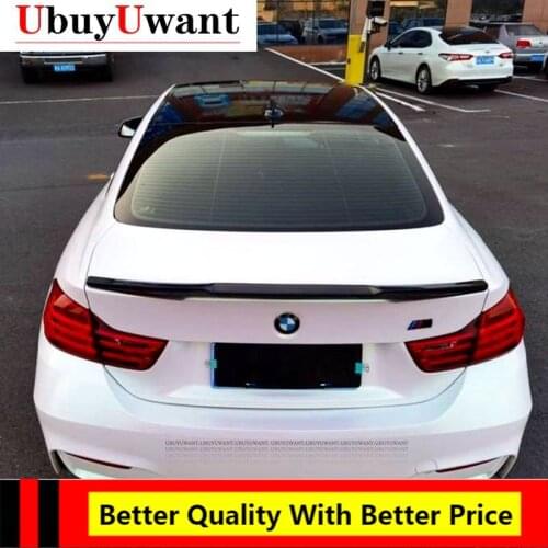 Car Styling ABS Plastic Unpainted Color Rear Spoiler Trunk Wing For BMW F32 4Series 428i 435i 2 Dr For Coupe 2013-2019 PSM Style