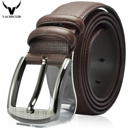 Boutique! Top Genuine Leather Mens Belt,Fashion Buckles Designer Strap Metal Belts For Men W151