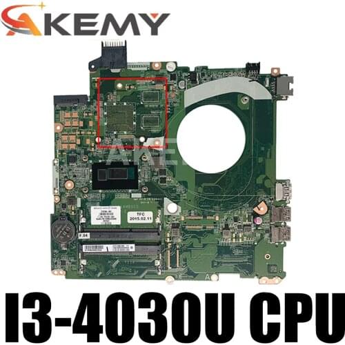 For HP Pavillion 15-P I3-4030U Laptop motherboard SR1EN DAY11AMB6E0 DDR3 Notebook Mainboard
