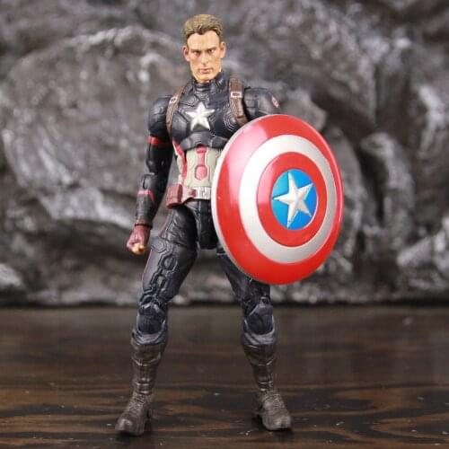 Avengers Captain America 6" Action Figure KOs Marvel Legends CA2:The Winter Soldier Young Steven Rogers Age of Ultron Toys Doll