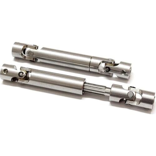 FBIL-RC Car Drive Shaft, 2 Pcs Metal Drive Joint Shaft CVD RC Upgrade Parts for SCX10 D90 90021 90028 (90Mm-115Mm)