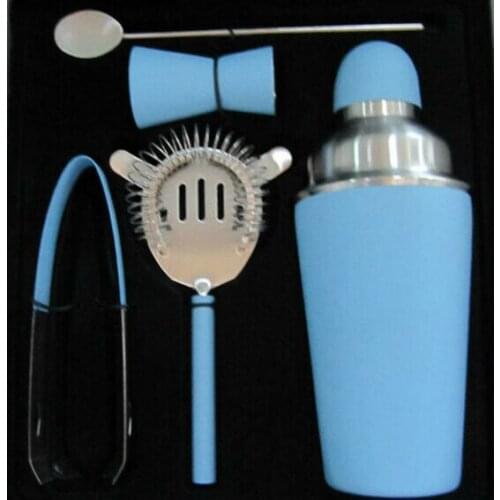 [ Fly Eagle ] 600ml Stainless Steel Cocktail Shaker 130Sets Blue