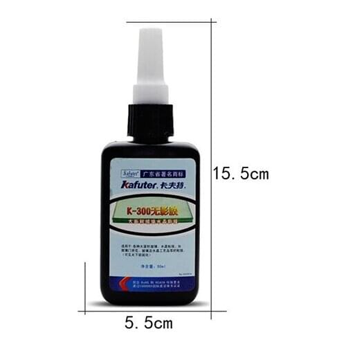 50ML K-300 UV Glue Curing Adhesive Transparent Crystal Glass Bonding Repair Liquid Glue SCVD889