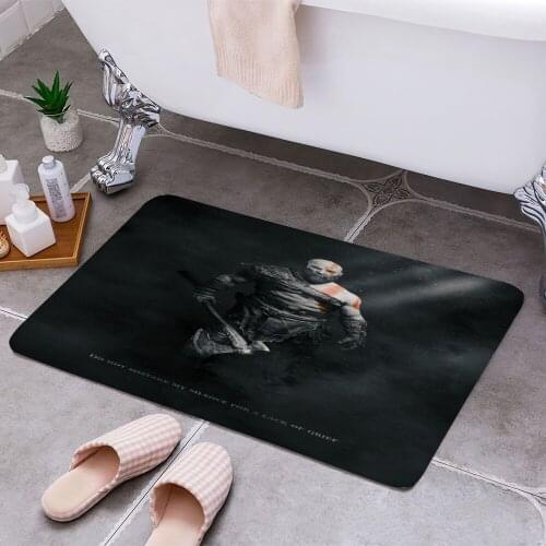 Kratos 3D Print Doormats Rectangle Non-Slip DoorMat Bedroom Kitchen Entrance Print Door rugs Dropshipping