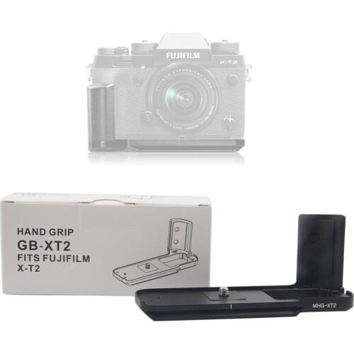 Metal Hand Grip Handle Quick Release L Plate Holder for Fuji Fujifilm X-T2 XT2 on Tripod Head Replace MHG-XT2