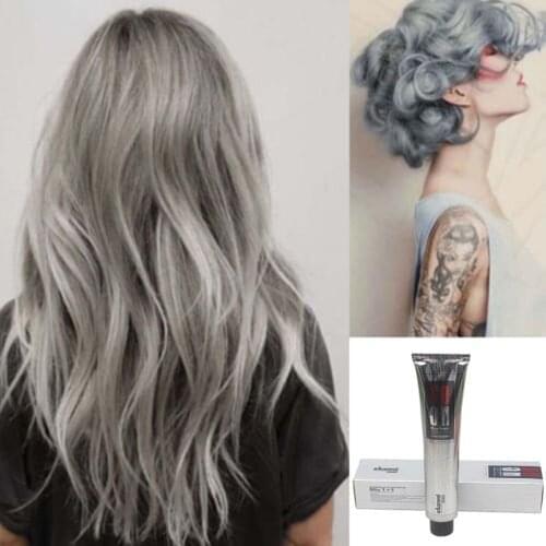 Fashion Hair Cream Unisex Smoky Gray Punk Styling Hair Dye Colors Color Hair Cream Permanent Beauty Light Grey Girls 100ml