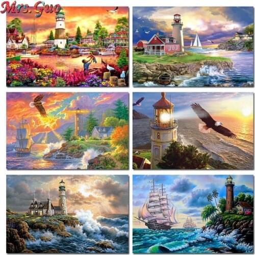 Mrs.Guo Paintings By Numbers Landscapes